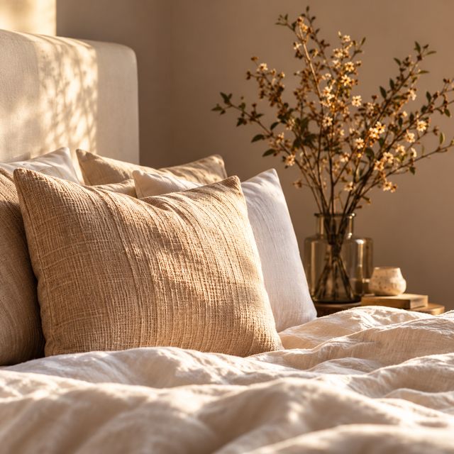 A sunlit bedroom